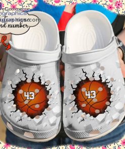 basketball crocs basketball personalized crack clog shoes 1 Ncni9