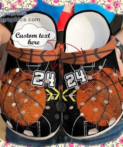 basketball crocs basketball personalized leather ball clog shoes 1 hVkyG