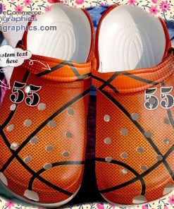 basketball crocs basketball personalized leather texture clog shoes 1 G6pNg