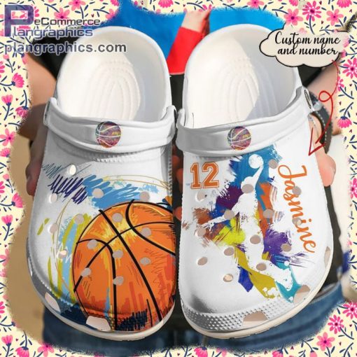 basketball crocs basketball personalized lover colorful clog shoes 1 ji2jJ