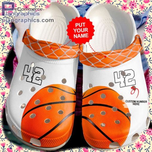 basketball crocs basketball personalized lovers white clog shoes 1 tqADW