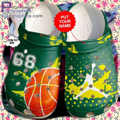 basketball crocs basketball personalized my love passion clog shoes 1 ejou6