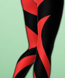 black 26 red heart shaped yoga leggings 3 Rypi6