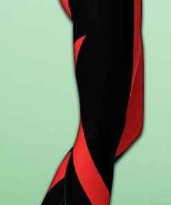 black 26 red heart shaped yoga leggings 4 uVklX