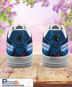 carolina panthers air sneakers mascot thunder style custom nfl air force 1 shoes 180 y5xxx