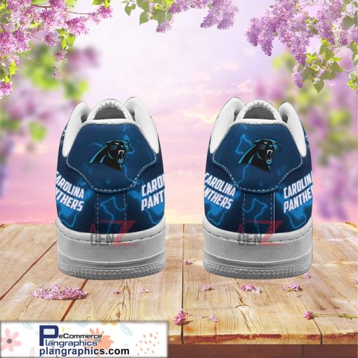 carolina panthers air sneakers mascot thunder style custom nfl air force 1 shoes 180 y5xxx
