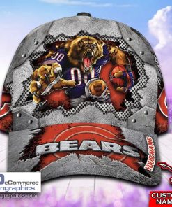 chicago bears mascot nfl cap personalized 1 jIVaC