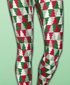 christmas tree pattern yoga leggings 1 scH3l
