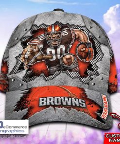 cleveland browns mascot nfl cap personalized 1 91FmN