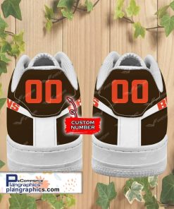 cleveland browns nfl custom name and number air force 1 shoes rbpl108 152 XCANc
