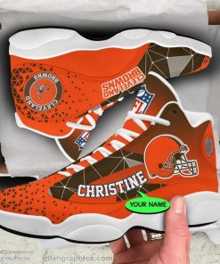 cleveland browns nfl personalized jordan 13 shoes 25 Un9Et