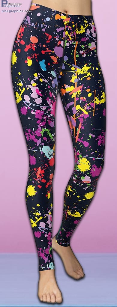 colorful abstract yoga leggings 1 eVR5O
