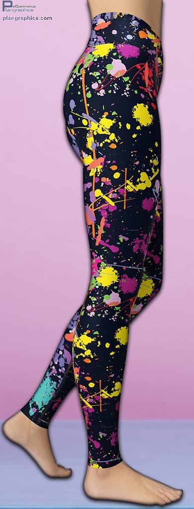 colorful abstract yoga leggings 5 lcjVs