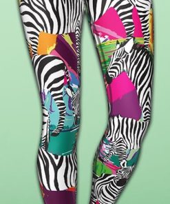 colorful zebra yoga leggings 1 dhNif