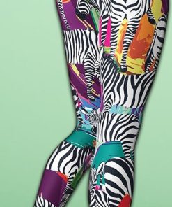 colorful zebra yoga leggings 3 l2ZEC