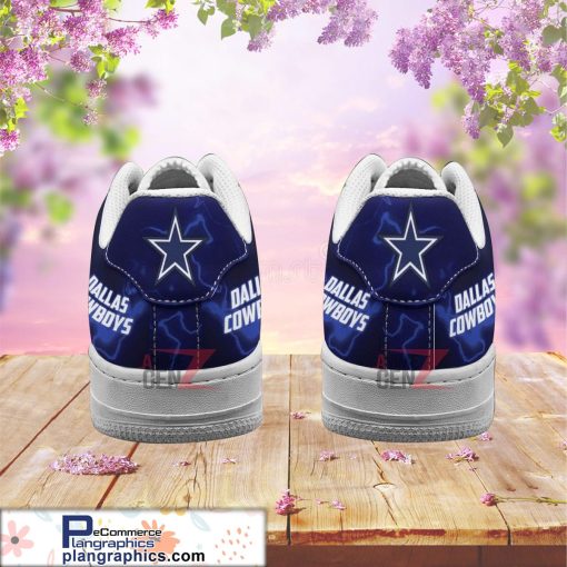 dallas cowboys air sneakers mascot thunder style custom nfl air force 1 shoes 172 ICct7