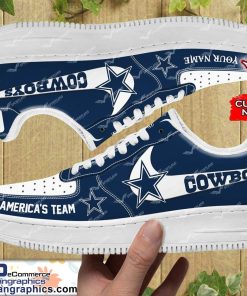 dallas cowboys nfl custom name and number air force 1 shoes rbpl109 44 aGxGe