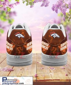 denver broncos air sneakers mascot thunder style custom nfl air force 1 shoes 170 mrZA5