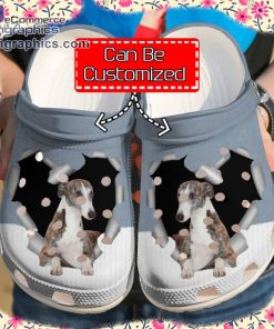 dog crocs greyhound paper heart clog shoes 1 lF61E
