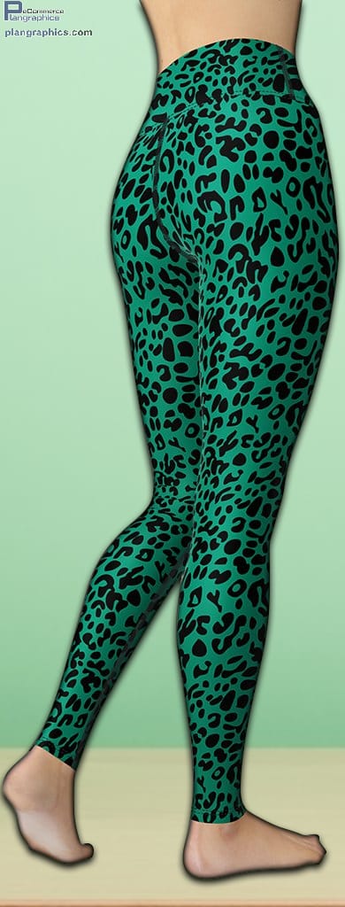 emerald green leopard yoga leggings 3 Fr5dn