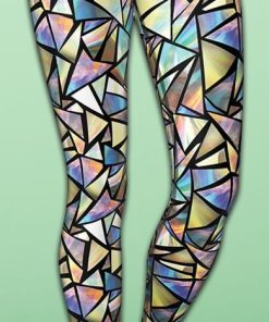 geometric mirror glass yoga leggings 1 b5tlg