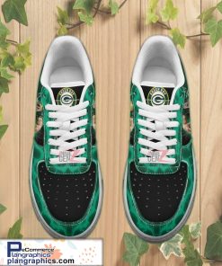 green bay packers air sneakers mascot thunder style custom nfl air force 1 shoes 103 rfzFW