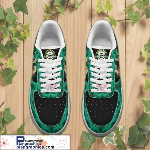 green bay packers air sneakers mascot thunder style custom nfl air force 1 shoes 103 rfzFW