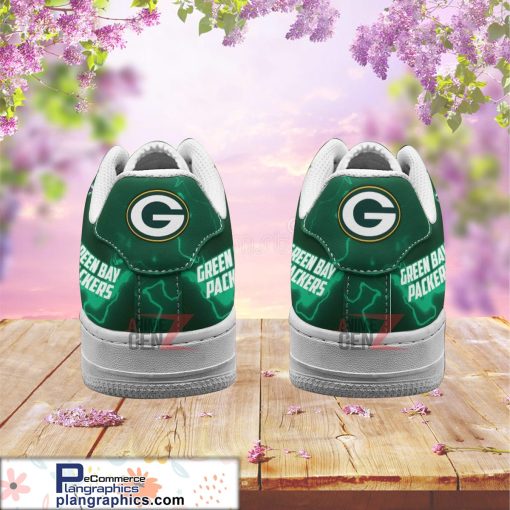 green bay packers air sneakers mascot thunder style custom nfl air force 1 shoes 166 ppVxW