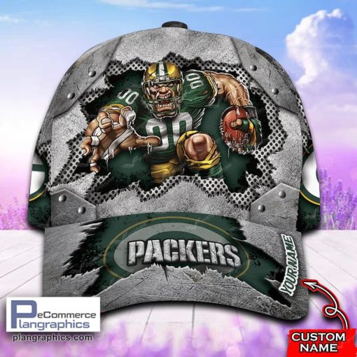 green bay packers mascot nfl cap personalized 1 1qxOp