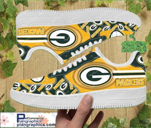 green bay packers nfl custom name and number air force 1 shoes 41 TtZ2f