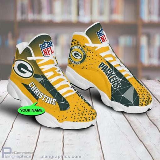 green bay packers nfl personalized jordan 13 shoes 52 qi8N8