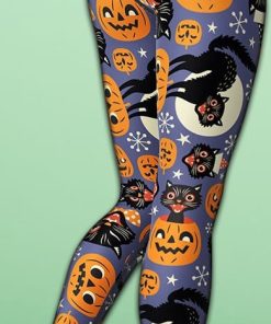 halloween print yoga leggings 3 axUmU