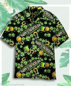 happy st patricks day lucky pattern aloha hawaiian shirts 7ufDK