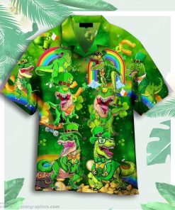 happy stpat rex day hawaiian shirt wlvLZ