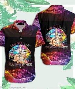hippie i am who i am aloha hawaiian shirts ipevi