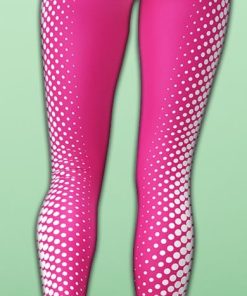 hot pink optical illusion yoga leggings 4 b5Ewr