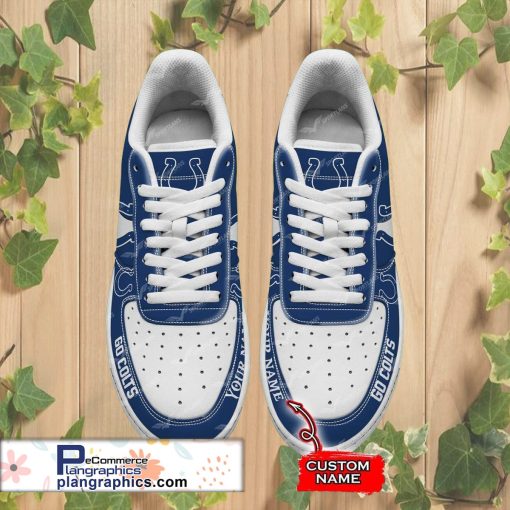 indianapolis colts nfl custom name and number air force 1 shoes rbpl114 100 RV2XQ