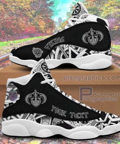 jd13 shoes custom black and white skull using helmet sneakers iXgvd