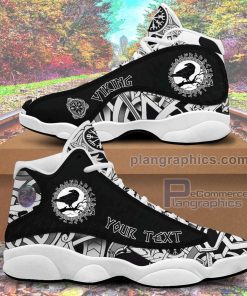 jd13 shoes custom black crow sitting on branch of an oak tree sneakers H5oxd