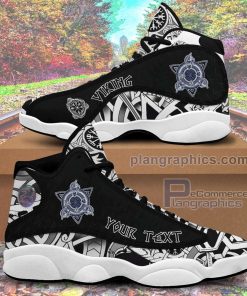 jd13 shoes custom celtic knot tattoo art and helm of awe sneakers zUrKv