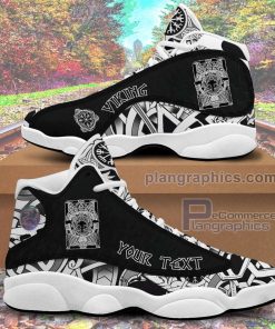 jd13 shoes custom dragons and sword helm of awe celtic pagan sneakers 6Lcxt