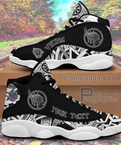 jd13 shoes custom northern warriors berserkers with swords and shields sneakers LuADI