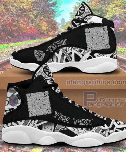 jd13 shoes custom old norse celtic dragons in ancient scandinavian style sneakers pfw80