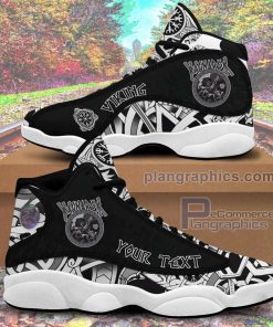 jd13 shoes custom ragnarok battle of the god odin with the wolf fenrir sneakers RgNLV