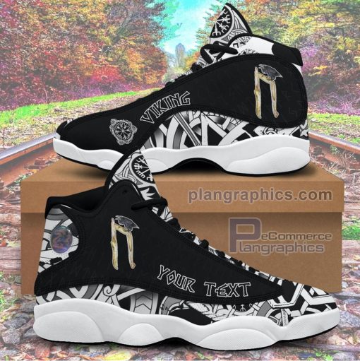 jd13 shoes custom rune thurisaz raven sneakers eGwHE