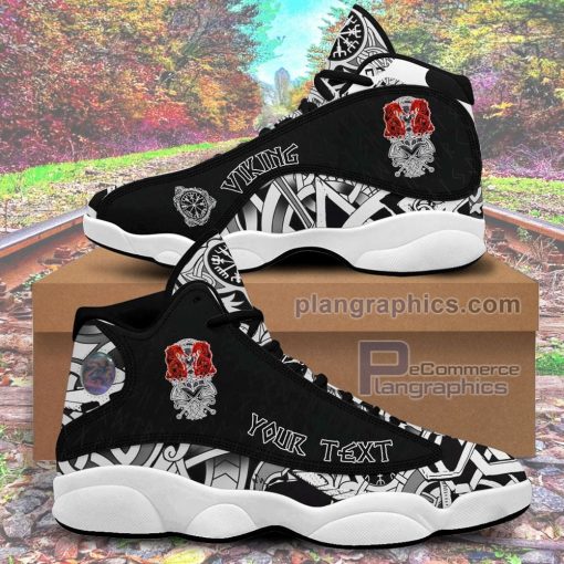 jd13 shoes custom shield dragons and axes psd sneakers UKtei