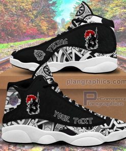jd13 shoes custom the harsh god odin against the background of red sun sneakers 42hZQ