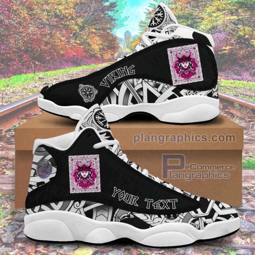 jd13 shoes custom valkyrie on card purple sneakers KwPcO