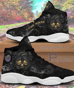 jd13 shoes personalized name skull golden eye 13 sneakers xiii shoes GEOqd