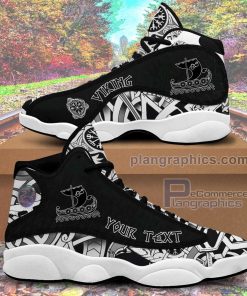 jd13 sneaker custom ancient ship with shields stencil sneakers IoDal